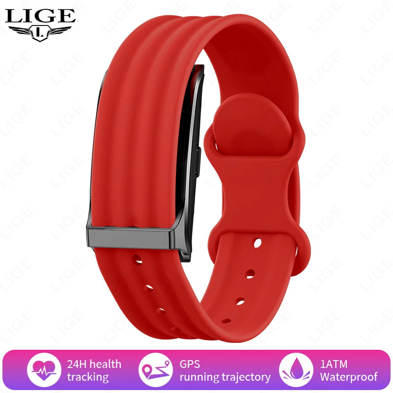LIGE Smart Watch — Fitness Tracker with Heart Rate & Blood Oxygen Monitor