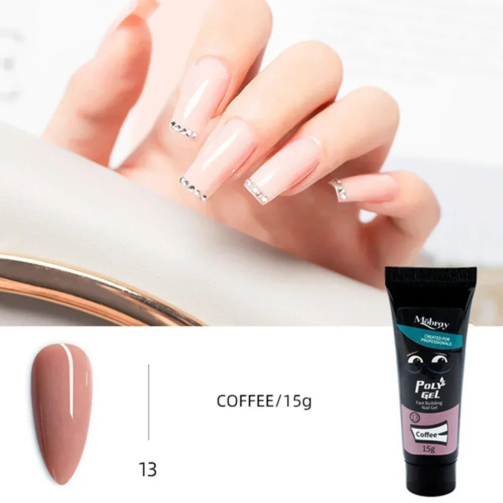 Poly Acrylic Gel Nail Extension — Quick Building Builder Polish