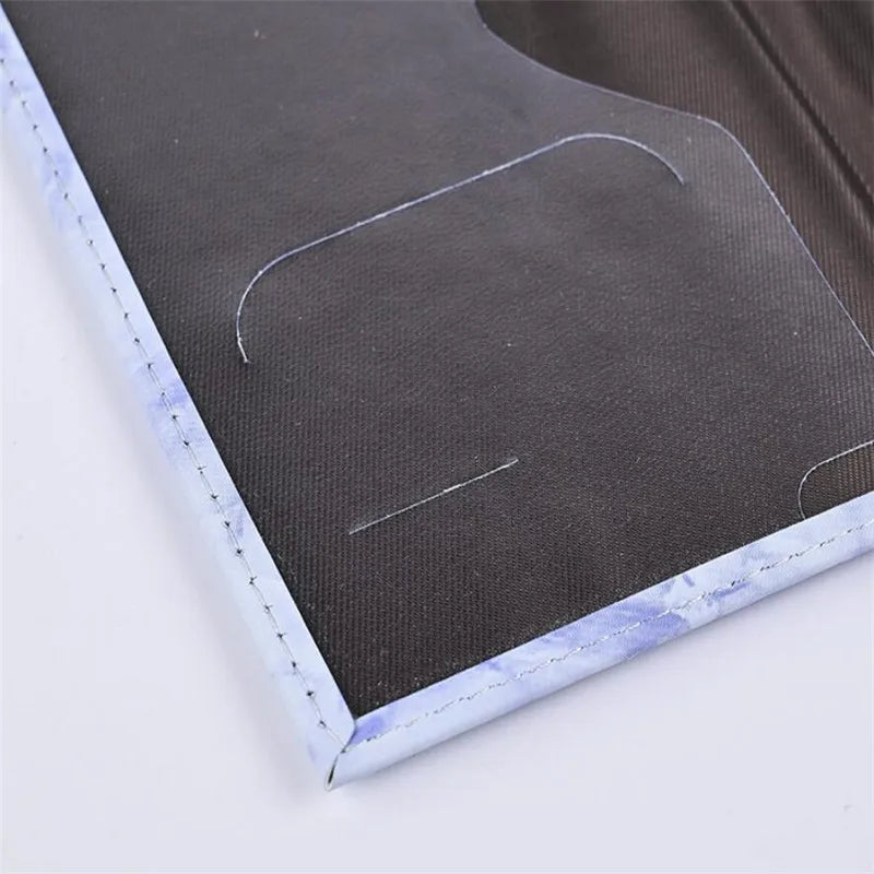 Marble Pattern Passport Cover — Ultra-Thin Travel Document Holder