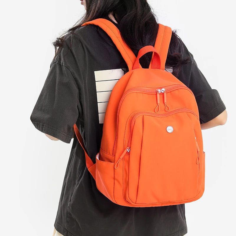 Ahidd Fashion Nylon Daypack — Water Resistant School Bag for Women