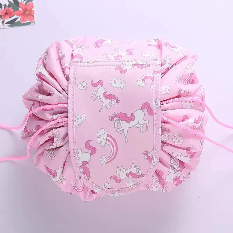 Drawstring Cosmetic Bag — Waterproof Travel Makeup Pouch & Organizer
