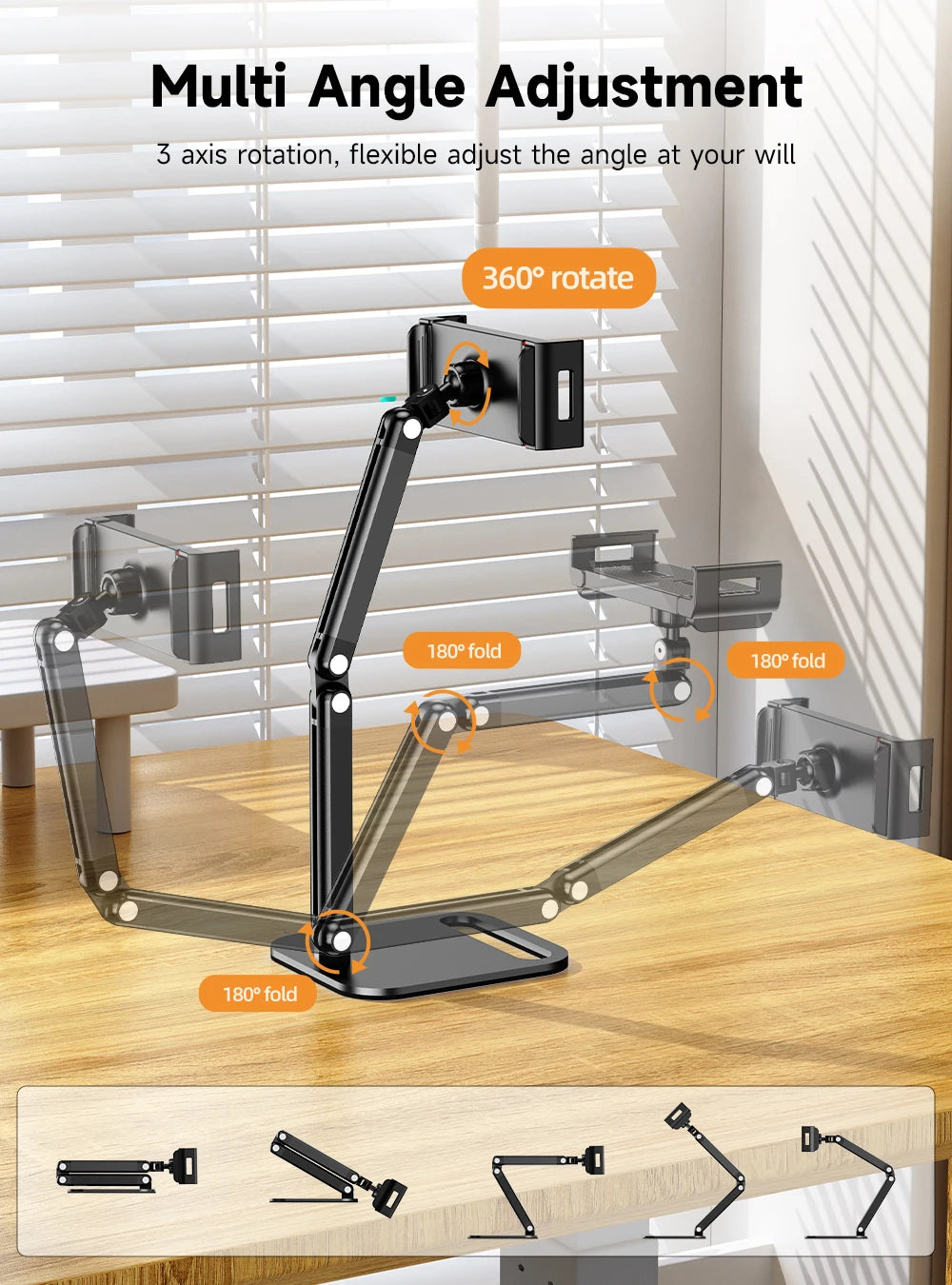 Uperfect Portable Monitor Stand — Adjustable Desktop Display Holder