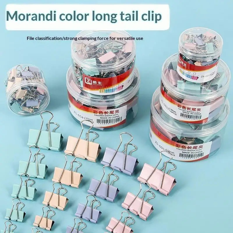 Heavy Duty Metal Binder Clips — Multi-Color Paper Clamps for Office & Home