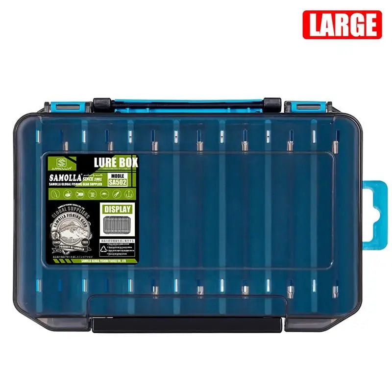 JETTING Double-Sided Compact Tackle Box — Durable Lure and Hook Organizer