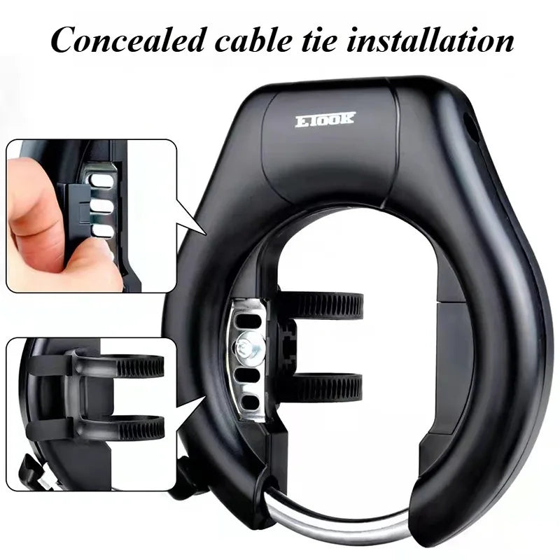 Horseshoe Bike Lock — Heavy Duty Hardened Steel Anti-Theft Security