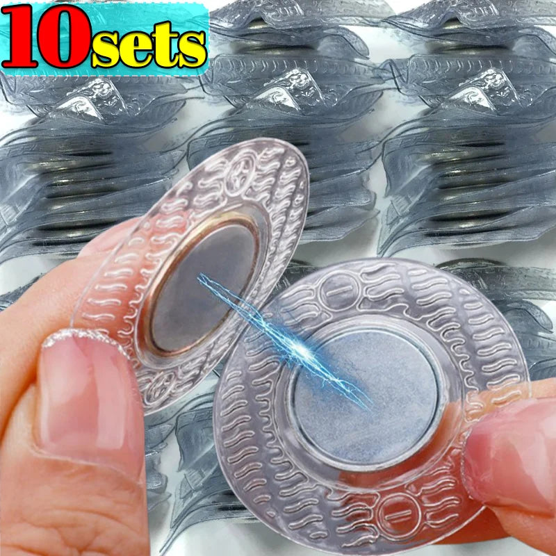 Magnetic Metal Snap Buttons — Invisible Fasteners for Bags and Clothing