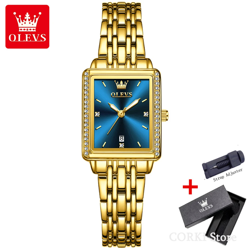 OLEVS 9995 Elegant Quartz Watch — Luxury Waterproof Ladies Wristwatch