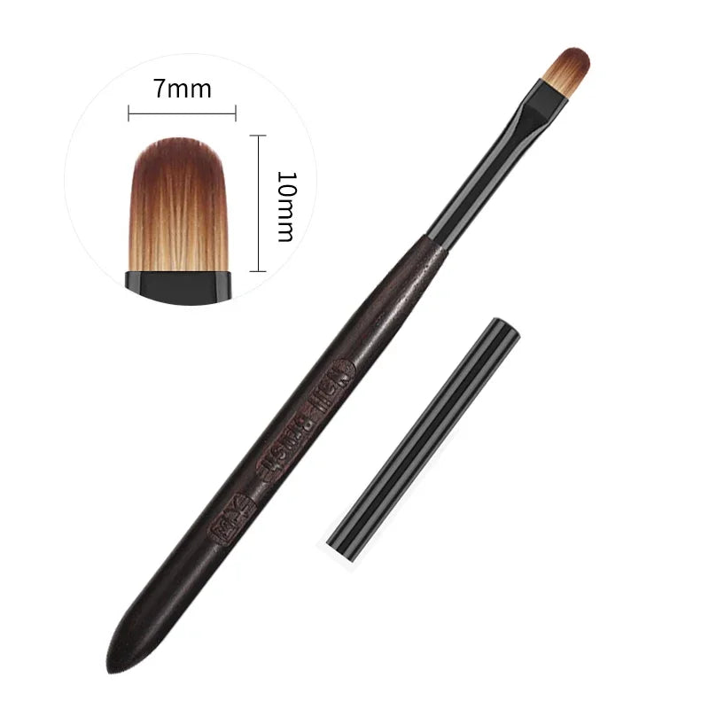 Professional Nail Art Brush Pen — Fine Nylon Bristles for Gel & Acrylic