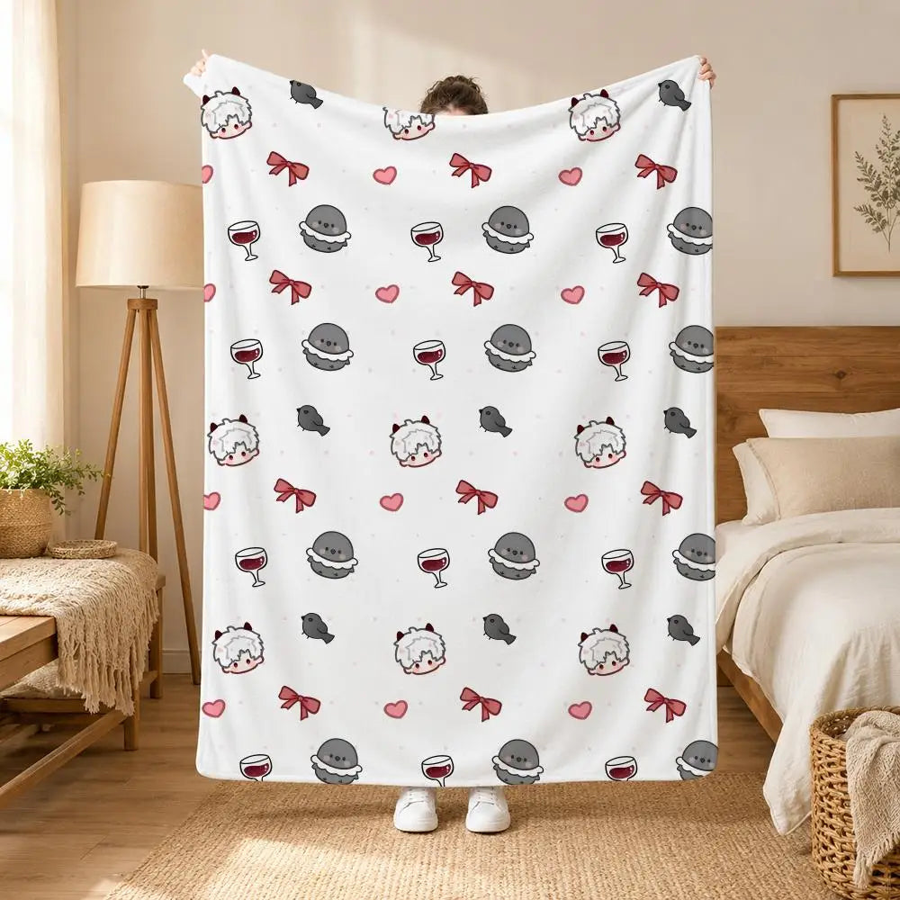 Ultra Soft Flannel Throw Blanket — Cozy Plush Fabric for Home and Travel