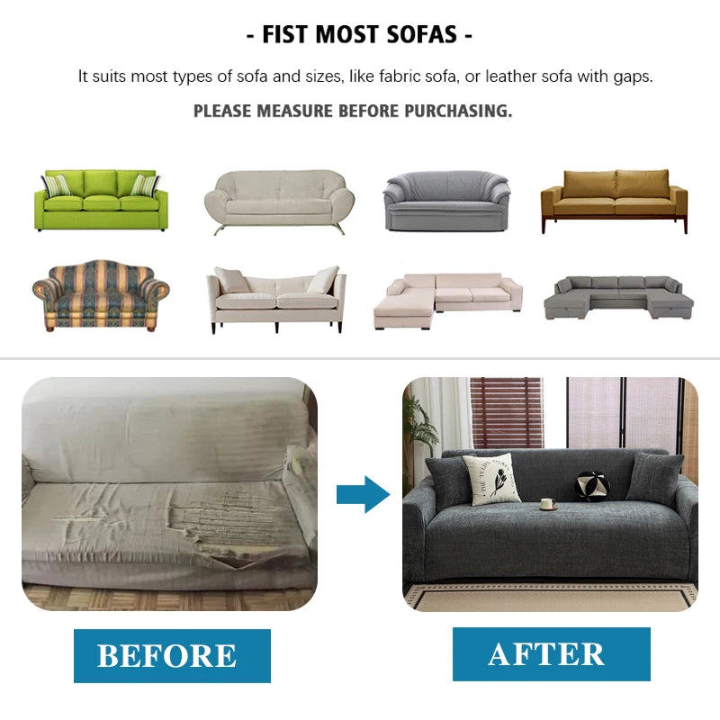 Stretch Sofa Cover — Pet Friendly Furniture Protector