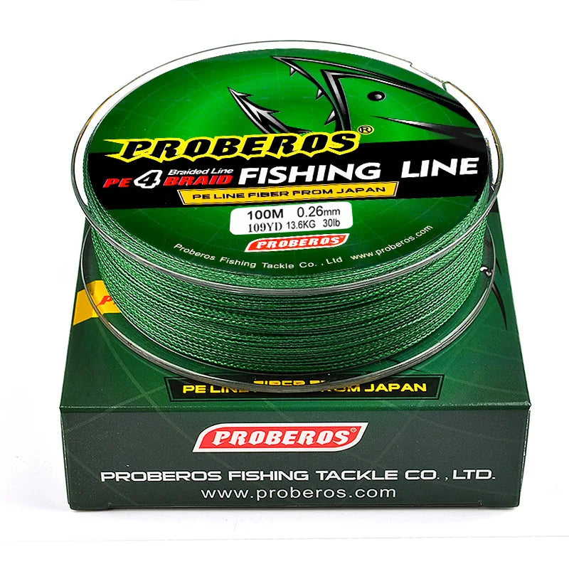 4-Strand Braided Fishing Line — High Strength Multifilament for Carp & Ocean