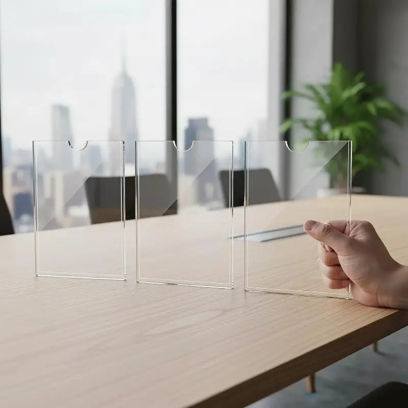Clear Acrylic Wall Frame — Professional Sign Holder for Certificates and Documents