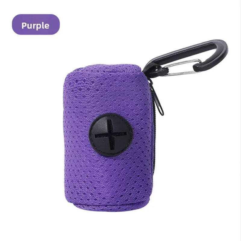 Hanging Dog Poop Bag Dispenser — Convenient Waste Bag Holder for Walks