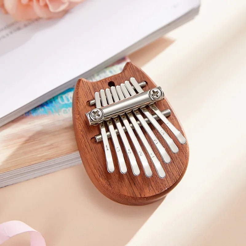 Mini 8-Key Thumb Piano — Portable Kalimba Musical Instrument