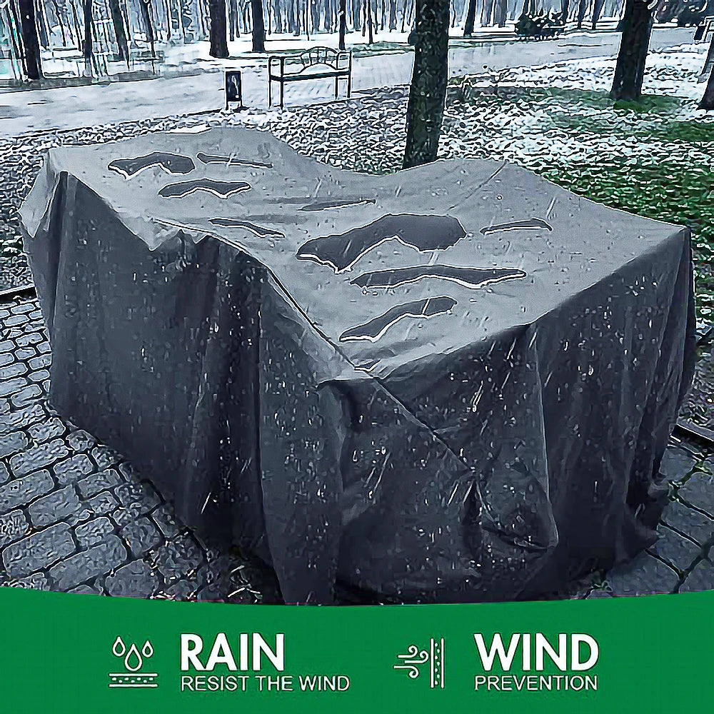 All-Weather Garden Furniture Cover — Waterproof Oxford Fabric Protector