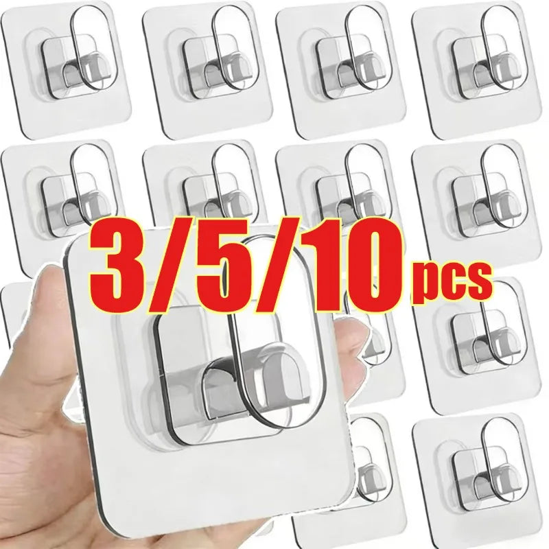 Strong Adhesive Wall Hooks — Waterproof and Traceless Universal Hooks
