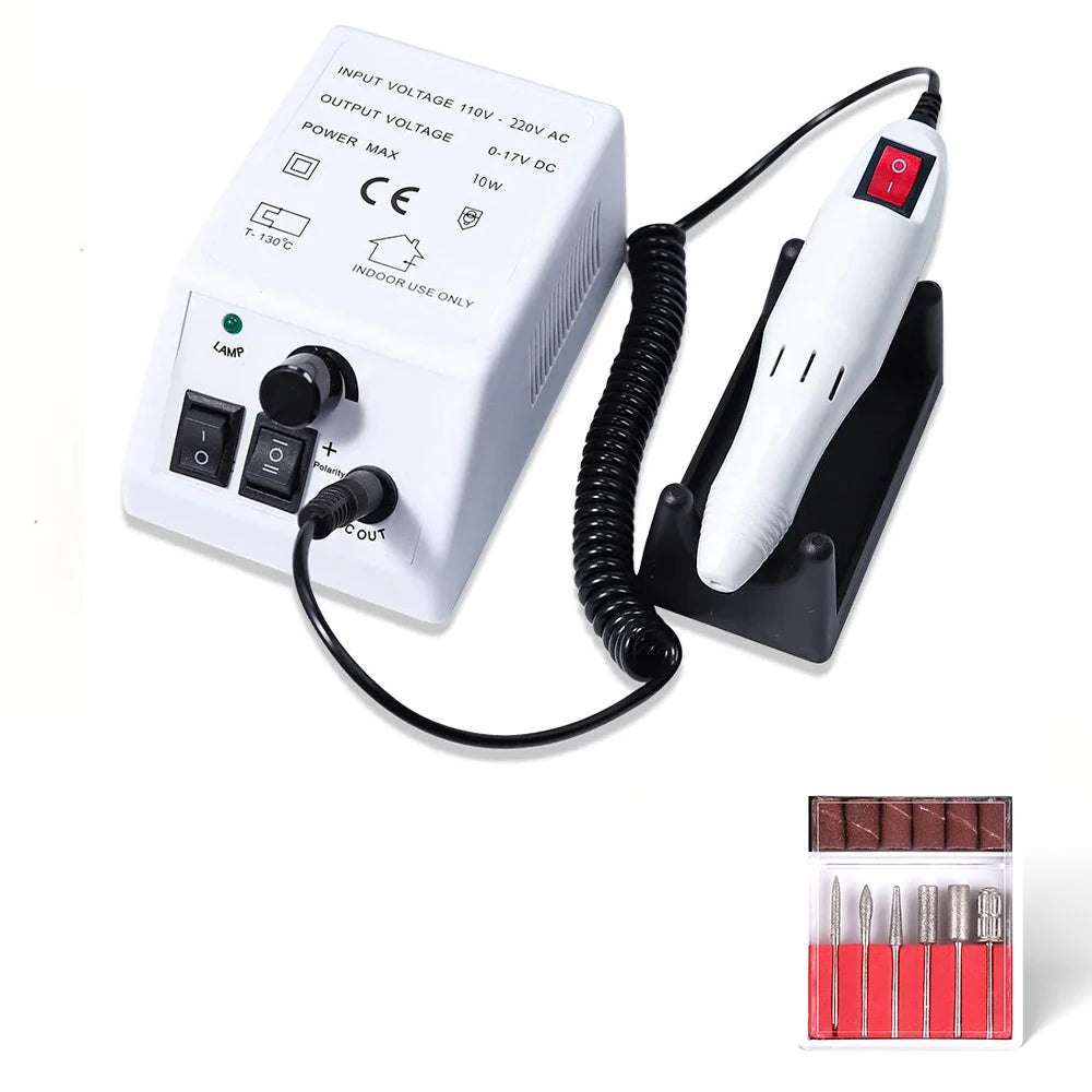 Electric Nail Drill Machine Set — Professional Manicure & Gel Removal Kit