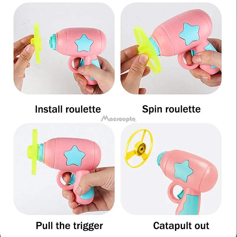 macroupta Interactive Cat Launcher — Flying Disc Training Toy for Kittens