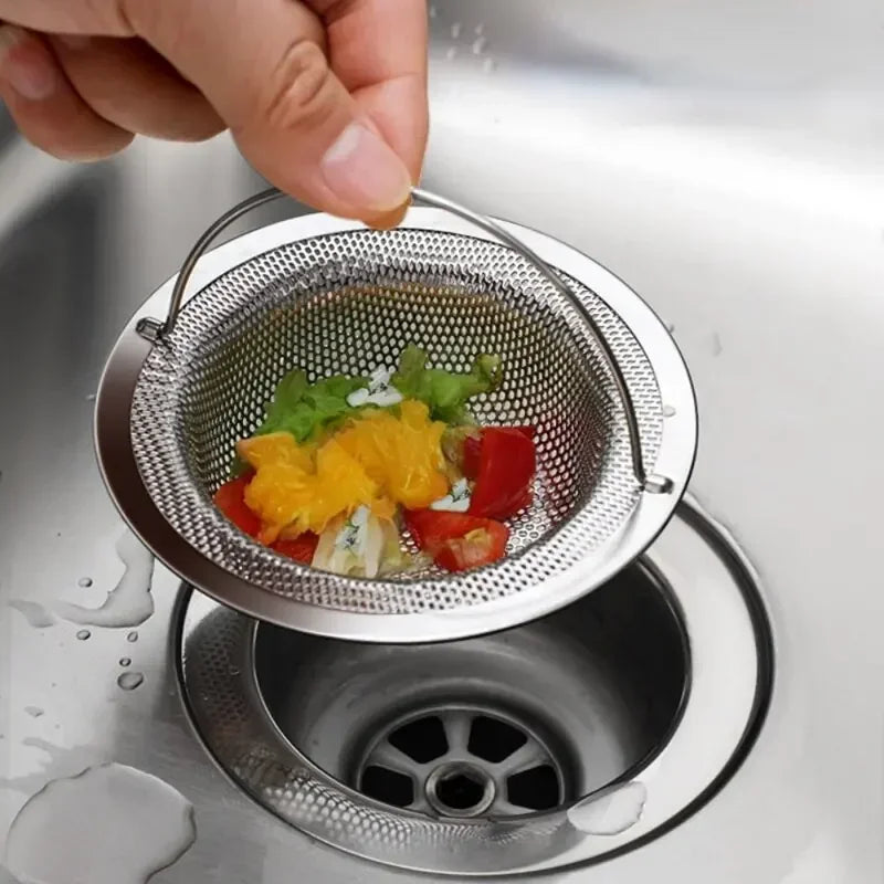 Stainless Steel Kitchen Sink Filter — Anti-Clogging Drain Protector
