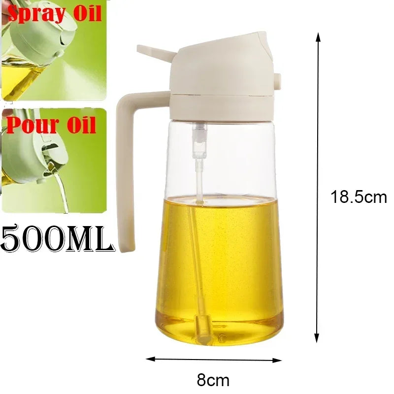 woobrice 2-in-1 Oil Sprayer — Dual Spray and Pour Kitchen Dispenser