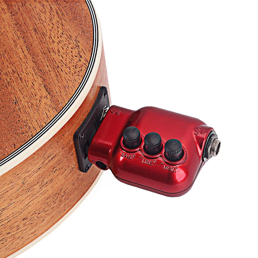 SYLIFE Mini Preamplifier — Acoustic Guitar EQ with Bass & Treble Control
