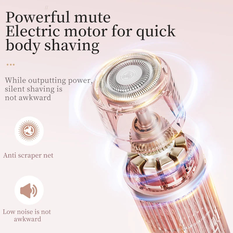 peicon Electric Shaver for Women — Painless Facial and Body Trimmer