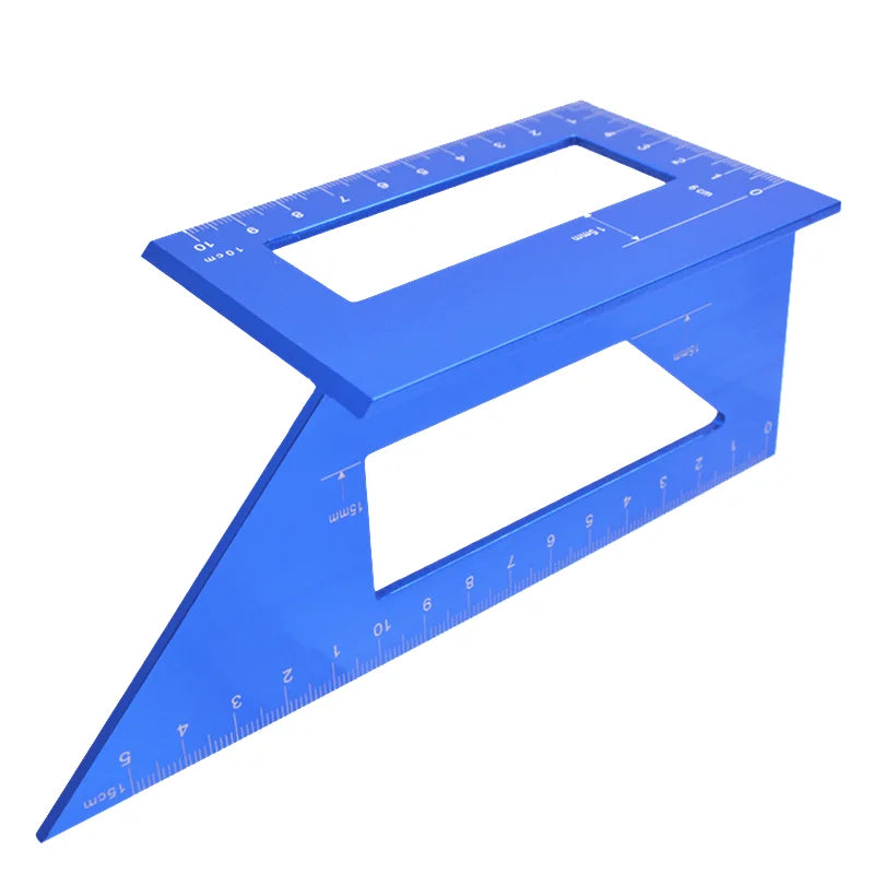 Multifunctional Angle Gauge Ruler — 45/90 Degree Woodworking Tool