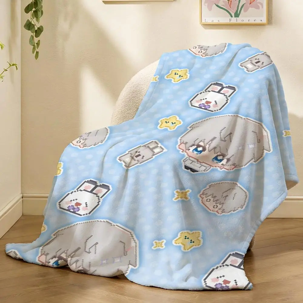 Ultra Soft Flannel Throw Blanket — Cozy Plush Fabric for Home and Travel