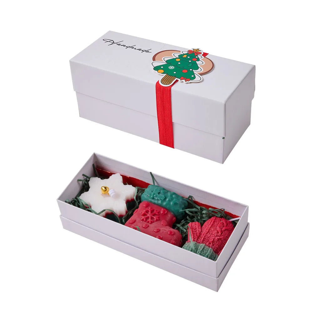 Handmade Christmas Scented Candle Gift Set — Festive Holiday Home Decor