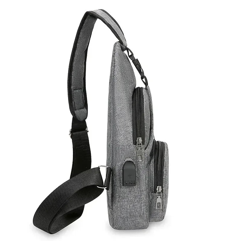 Men's Large Capacity Sling Bag — Outdoor Sports Shoulder Backpack