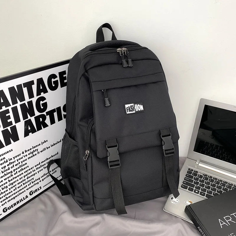 Large Capacity Business Backpack — Laptop Travel Bag with Oxford Fabric