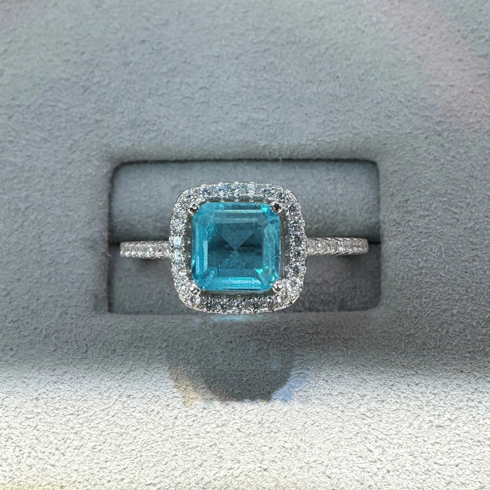 Wong Rain Emerald & Paraiba Tourmaline Ring — Vintage 925 Sterling Silver Jewelry
