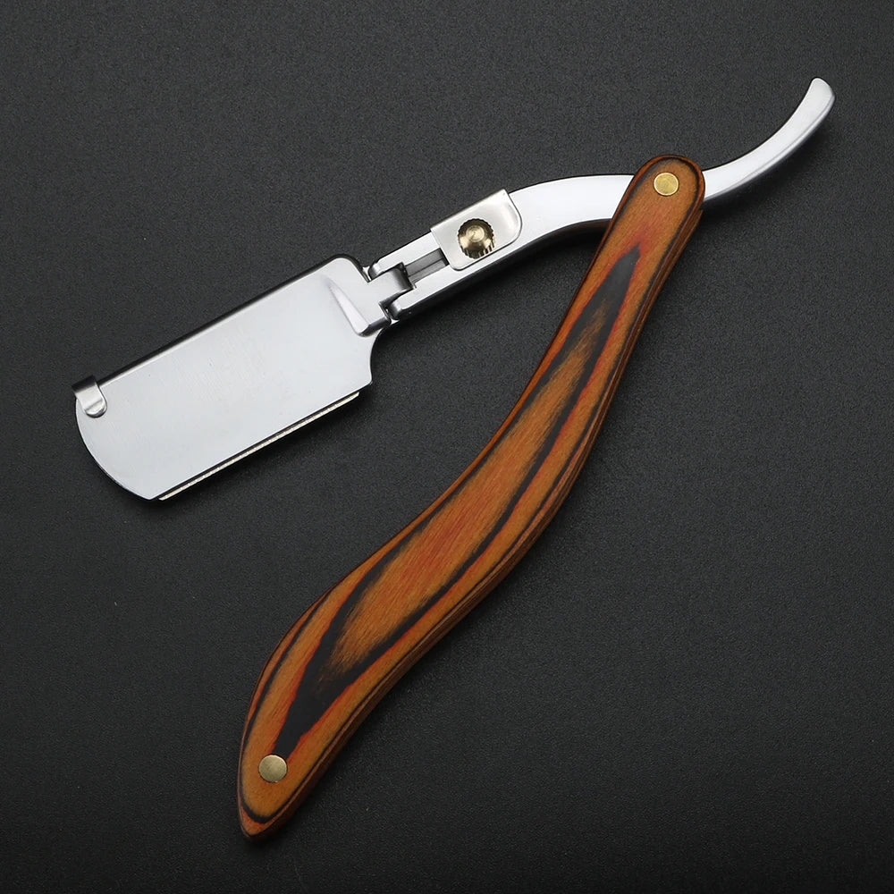 XUAN FENG Professional Straight-Edge Razor — Hand-Polished Stainless Steel Shaving Tool