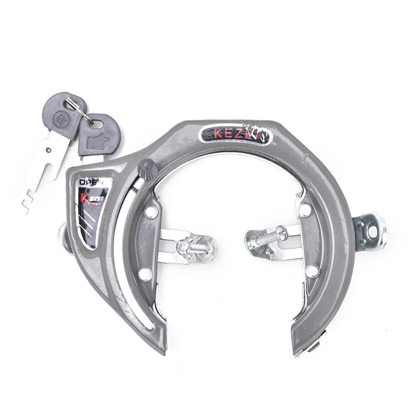 Bicycle Security Lock — Anti-Theft Steel Chain with Keys