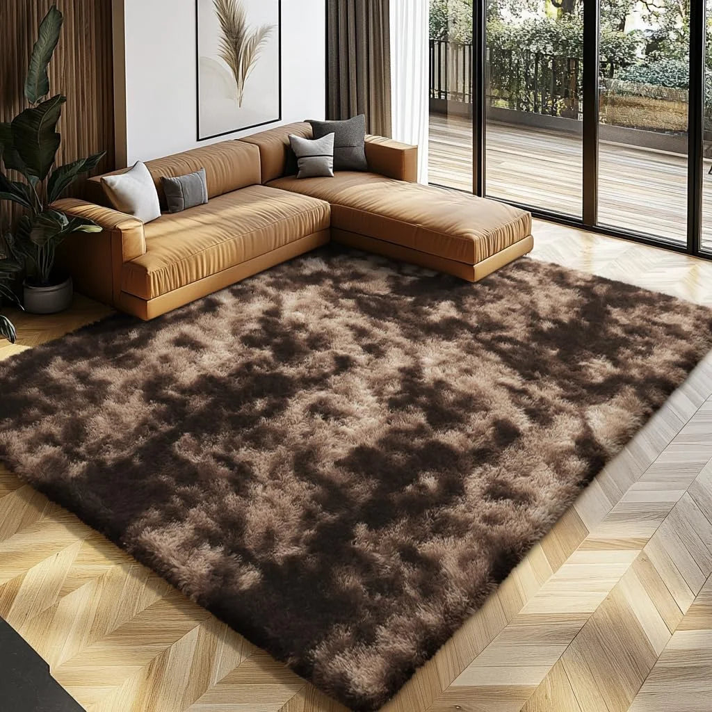 VIKAMA Ultra-Soft Puffy Rug — Plush Floor Mat for Bedroom & Nursery