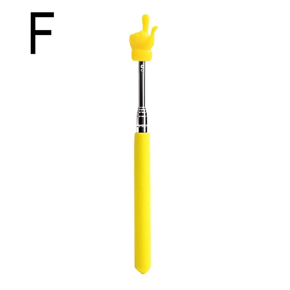 Retractable Telescopic Teacher Pointer — Non-Slip Steel Classroom Stick