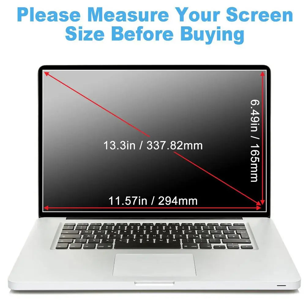 Laptop Privacy Screen Protector — Anti-Glare Matte Film for Notebooks