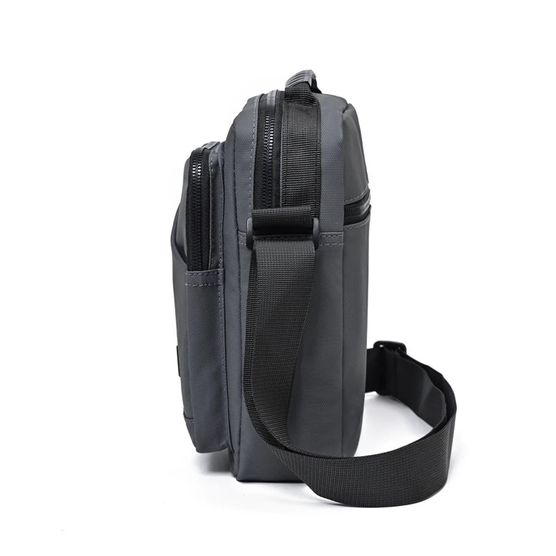 Oxford Cloth Messenger Bag — Compact Multi-Pocket Crossbody for Travel