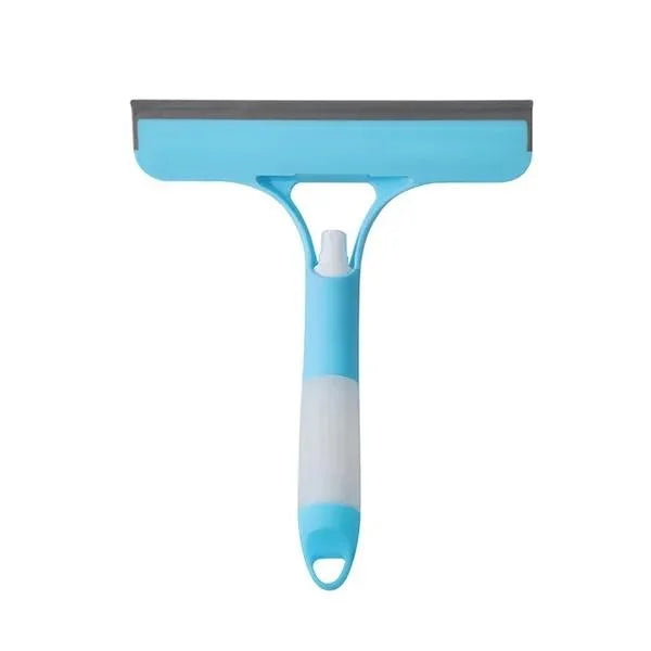 Multi-Function Glass Squeegee — Built-in Spray Bottle for Easy Cleaning