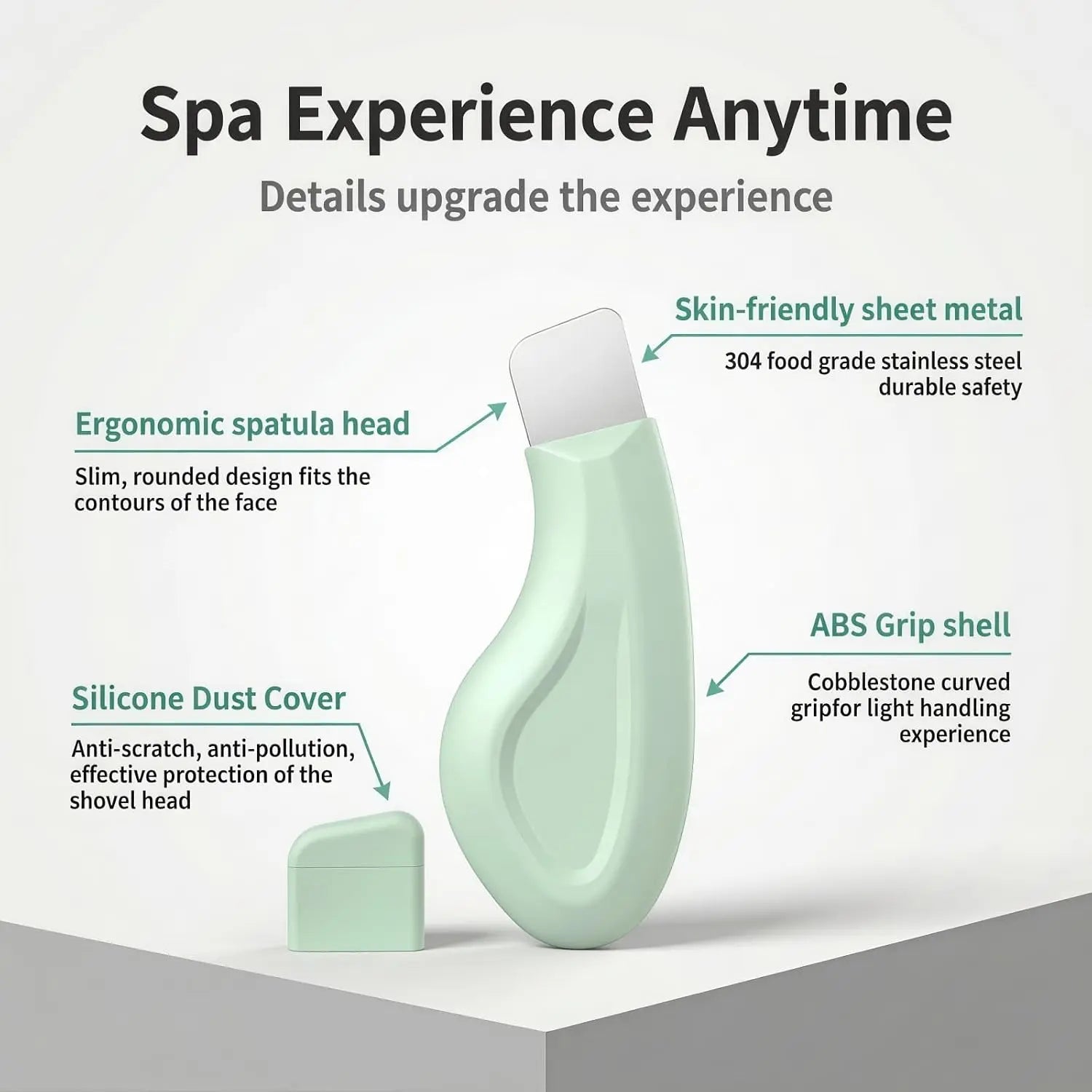 Blackhead Removal Tool — Deep Cleansing Facial Scrubber & Skin Scraper