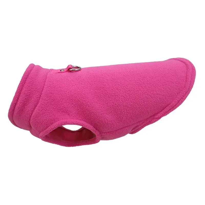 Warm Fleece Pet Vest — Thermal Dog Jacket for Small Breeds