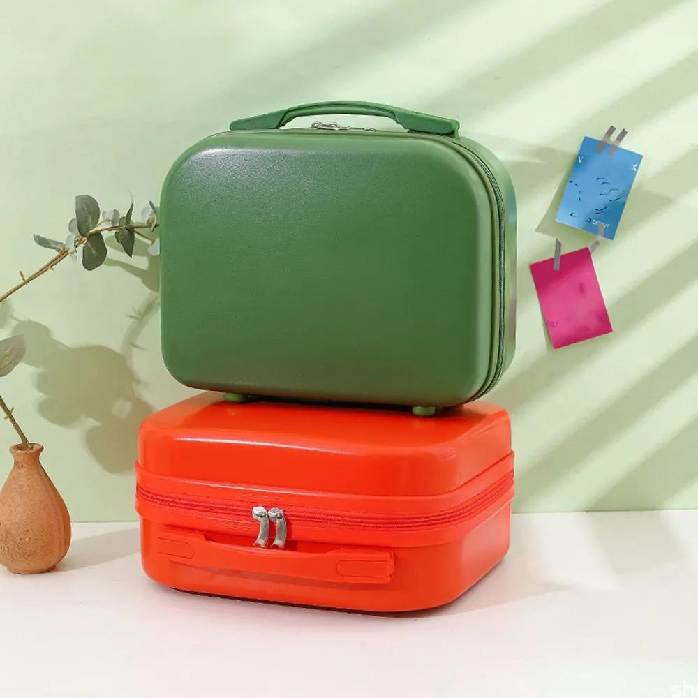 ISKYBOB Mini Carry On Suitcase — Compact Travel Luggage & Makeup Organizer