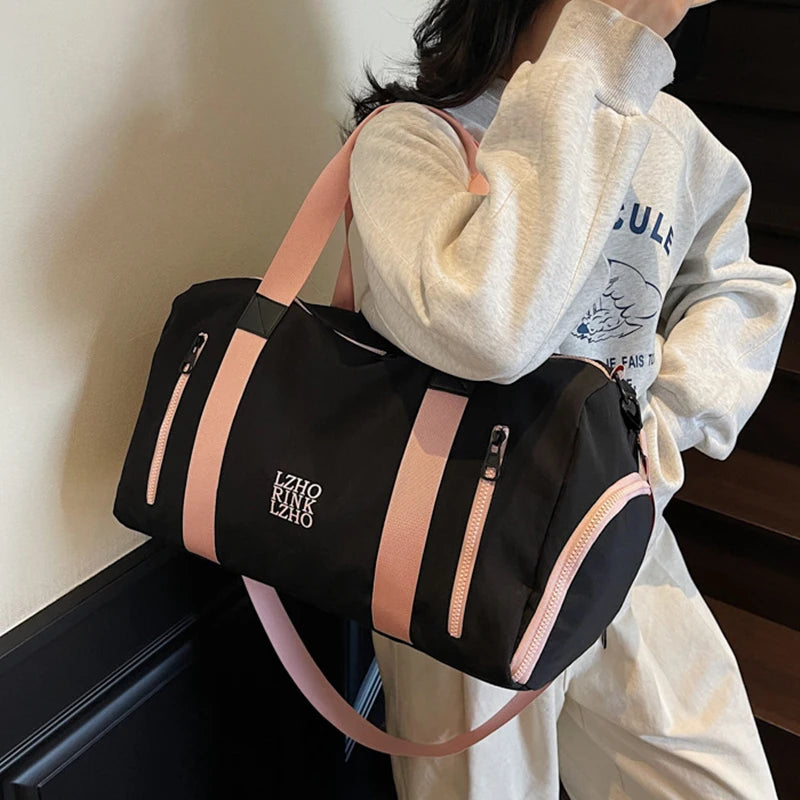 Women's Travel Duffel Bag — Lightweight Weekend Overnight Tote