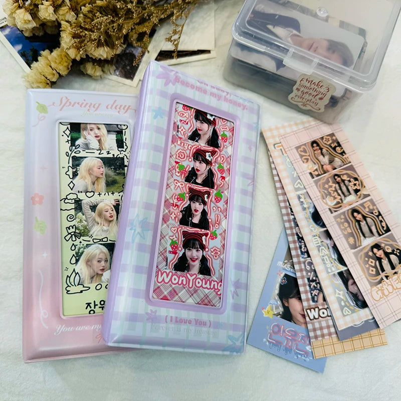 HarPaper Spring Photo Booth Album — 2x6 Inch Photo Strip Holder