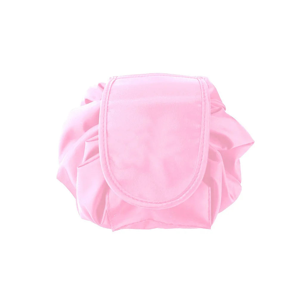 Drawstring Makeup Bag — Large Capacity Waterproof Travel Organizer