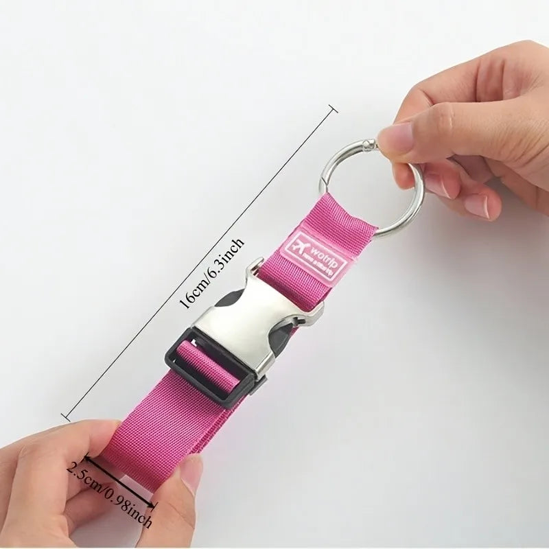 Adjustable Travel Luggage Strap — Portable Detachable Hook for Bags
