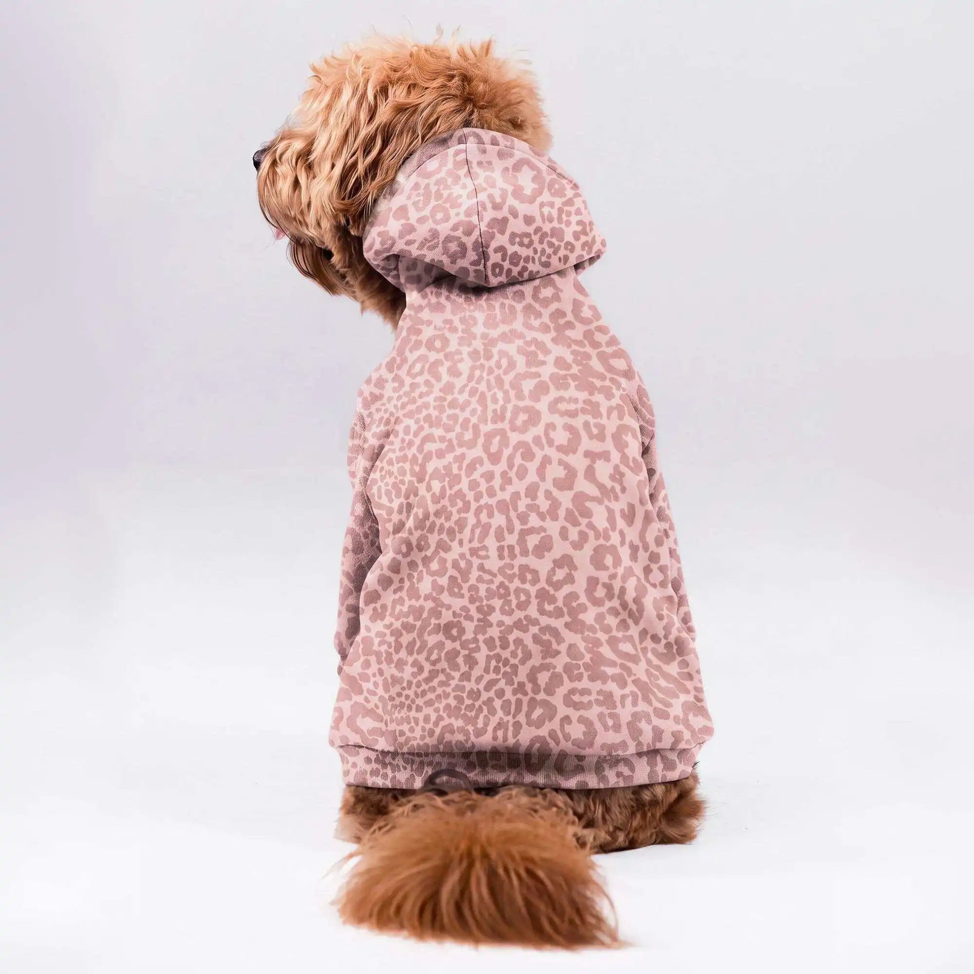 Warm Pet Hoodie — Soft Cotton Blend Sweatshirt with Leash Opening