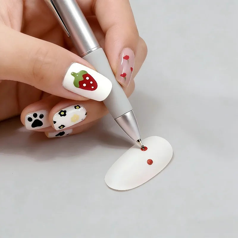 Nail Art Dotting Pen — Ballpoint Design Manicure Tool for Precision Dotting