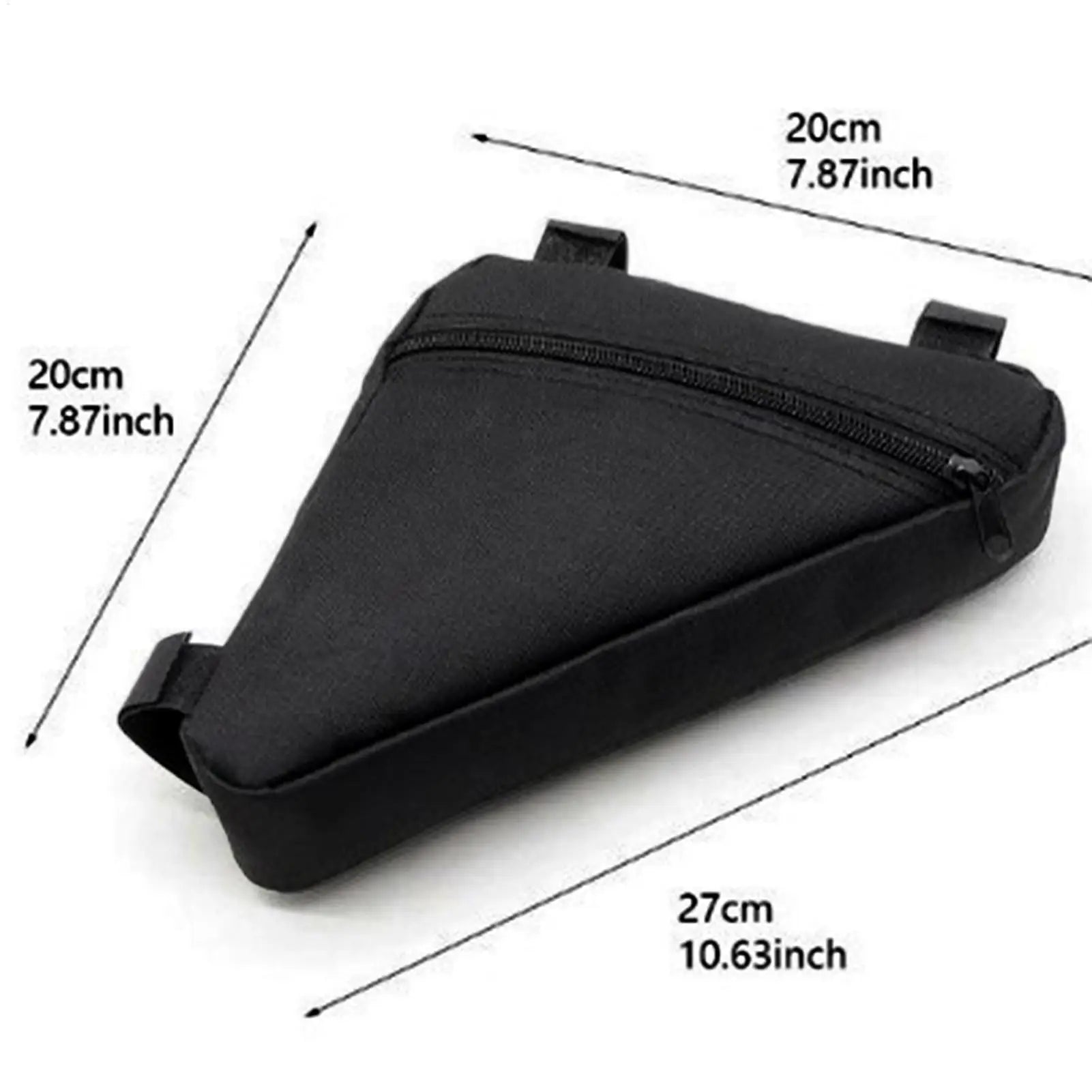 Triangular Bike Frame Storage Bag — Weatherproof Bicycle Pouch for Commuting