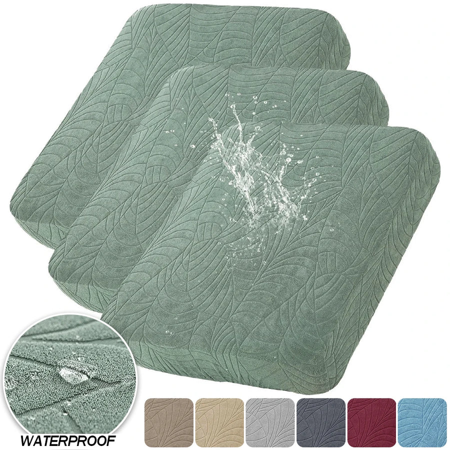 airldianer Jacquard Sofa Cushion Cover — Waterproof Stretch Protector